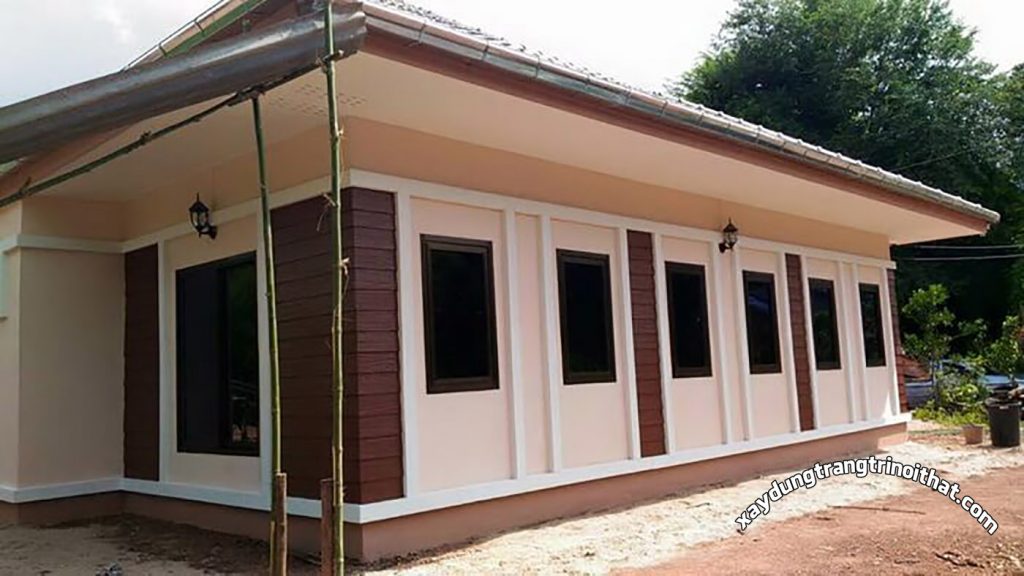 Mẫu Nhà Cấp 4 Mái Thái Phong Cách Đương Đại 3 Ngủ 1 Phòng Tắm