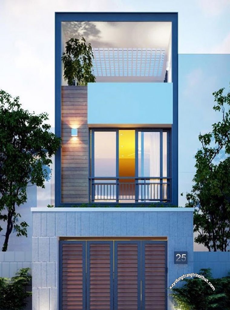 Mẫu thiết kế nhà ống Mẫu thiết kế nhà ống 3,5 tầng 4x15m