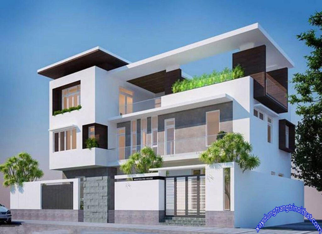 Mẫu Nhà Ống Những Mẫu Nhà Ống Mặt Tiền 6m Thiết Kế Mạnh Mẽ