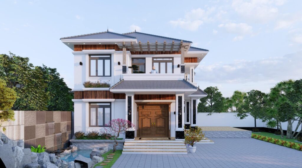 03 Mẫu 2 Tầng Mái Nhật