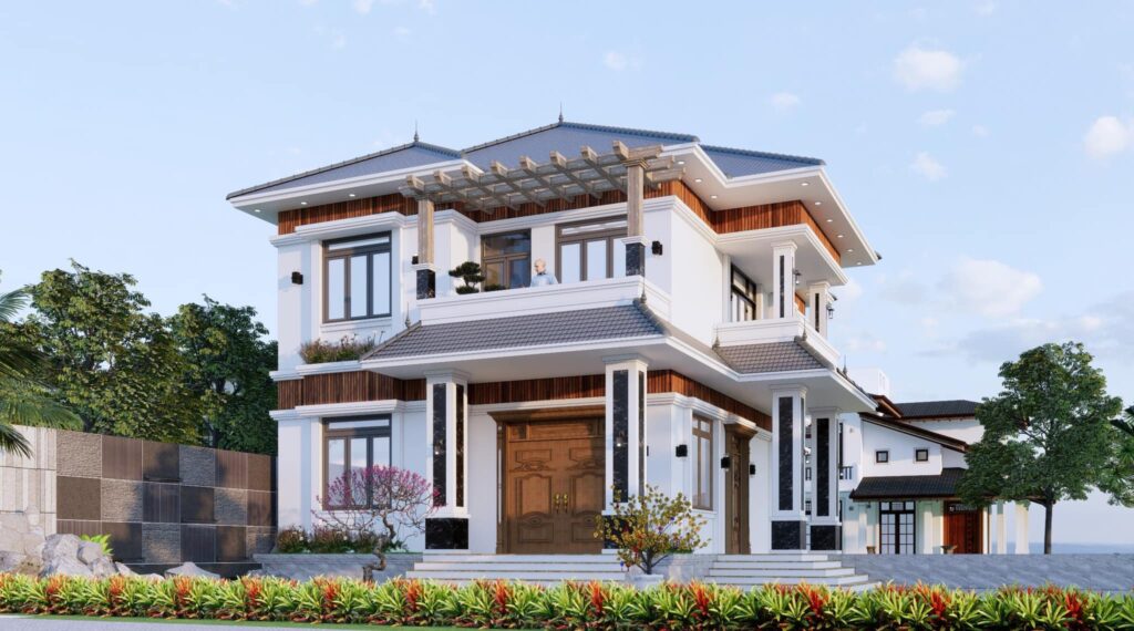 03 Mẫu 2 Tầng Mái Nhật