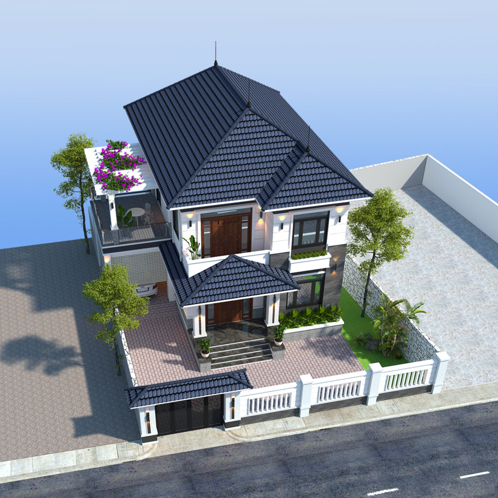 06 Mẫu 2 Tầng Mái Nhật
