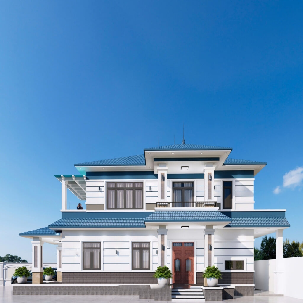 07 Mẫu 2 Tầng Mái Nhật