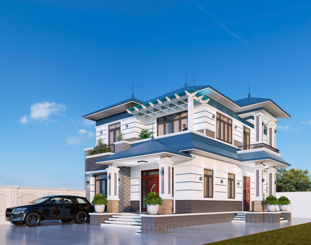 07 Mẫu 2 Tầng Mái Nhật