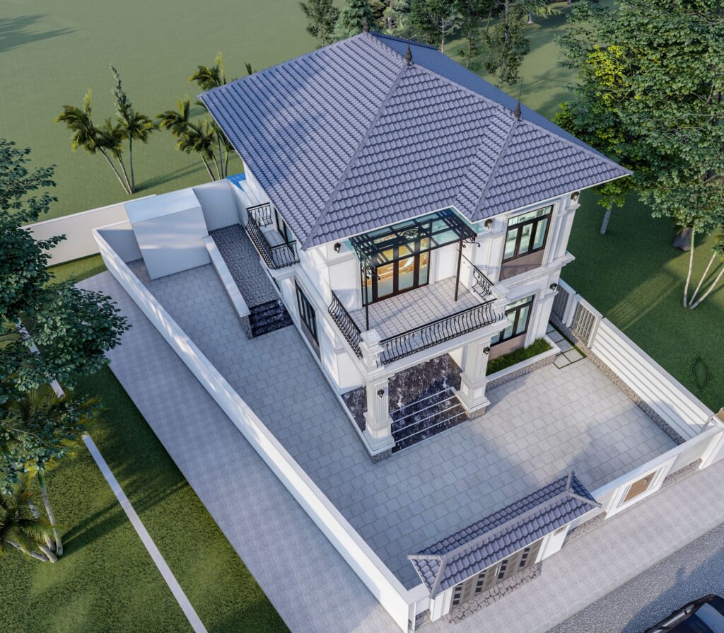 08 Mẫu 2 Tầng Mái Nhật
