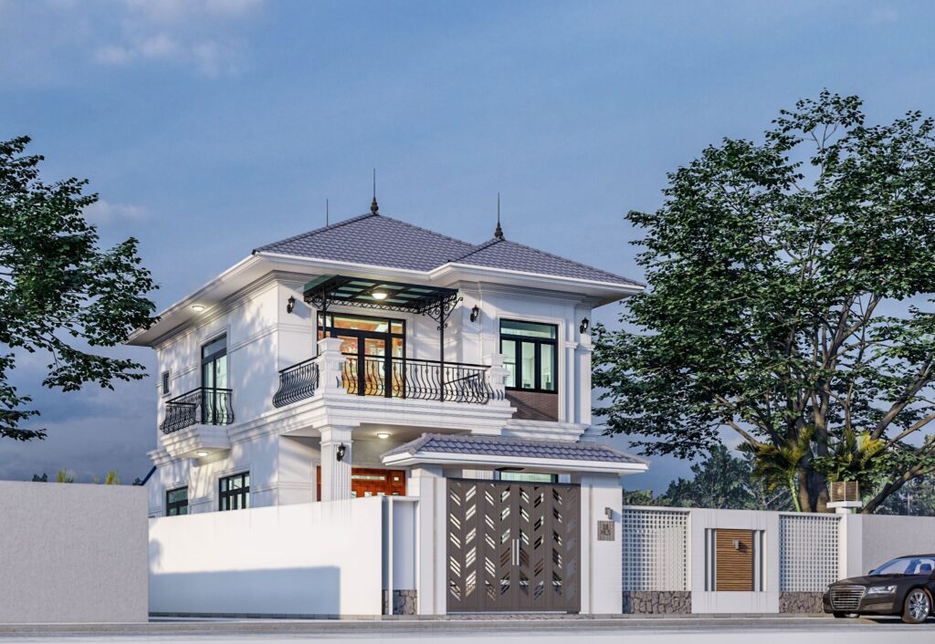 08 Mẫu 2 Tầng Mái Nhật