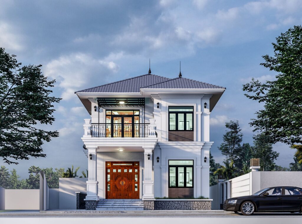 08 Mẫu 2 Tầng Mái Nhật