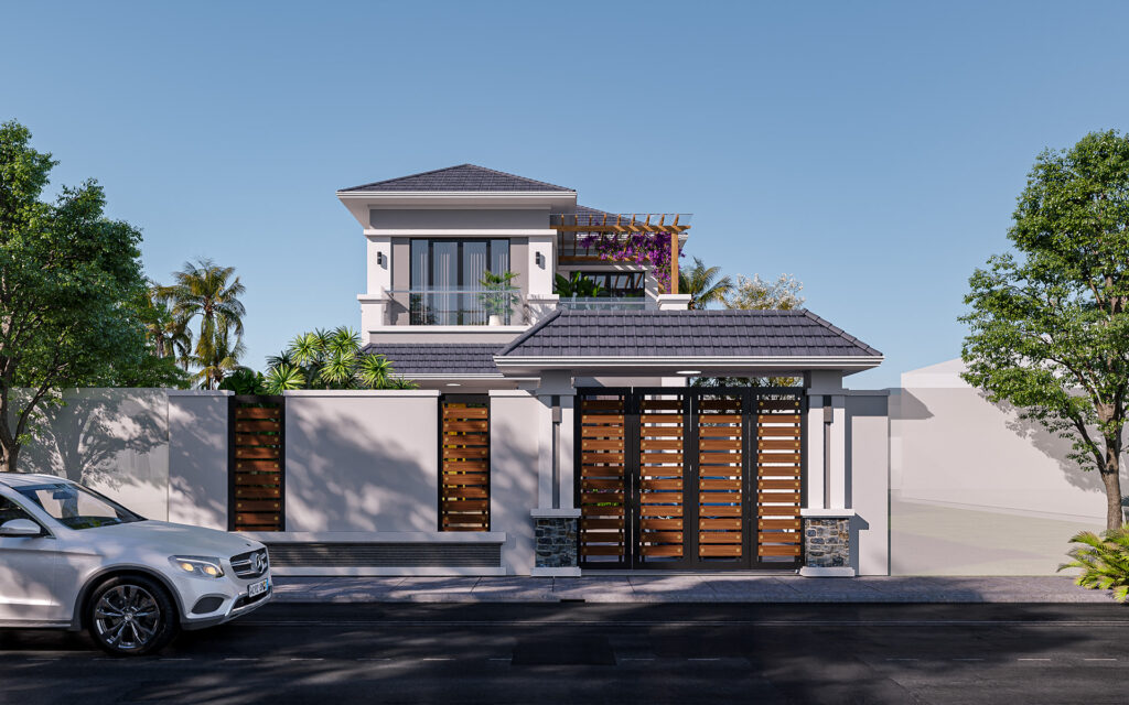 09 Mẫu 2 Tầng Mái Nhật
